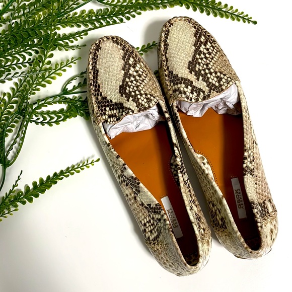 GEOX Respira Python Driving Loafers - 37.5 - New - Picture 1 of 9